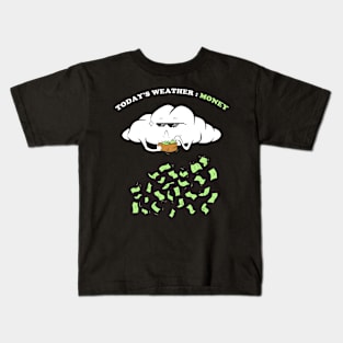 MONEY RAIN Kids T-Shirt